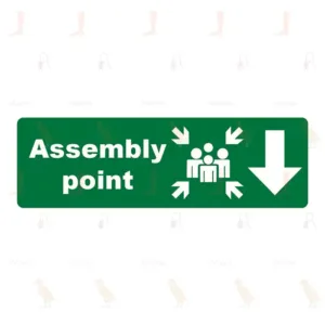 Assembly Point Arrow Down