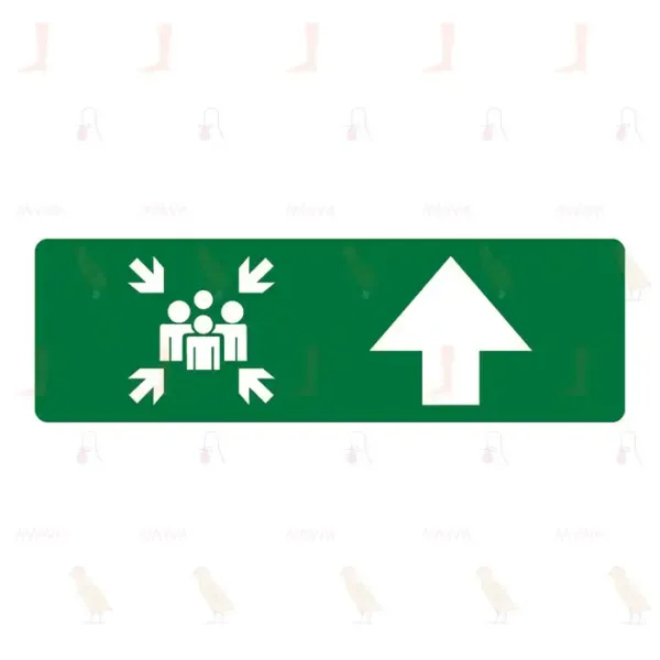 Assembly Point Arrow Up