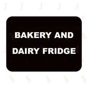 Bakery And Dairy Fridge
