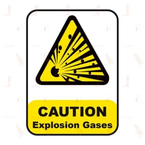 Caution Explosion Gases