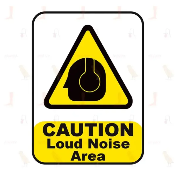 Caution Loud Noise Area