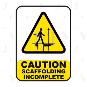Caution Scaffolding Incomplete