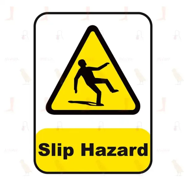 Caution Slip Hazard