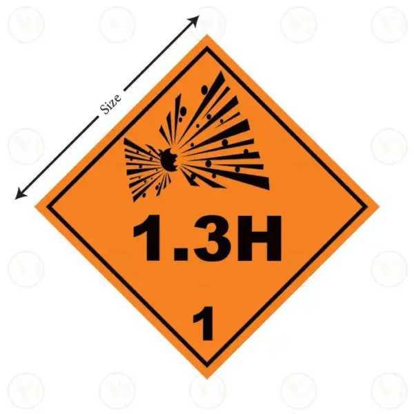 الفئة 1 - متفجر 1.3H