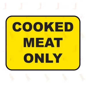 Cooked Meat Only