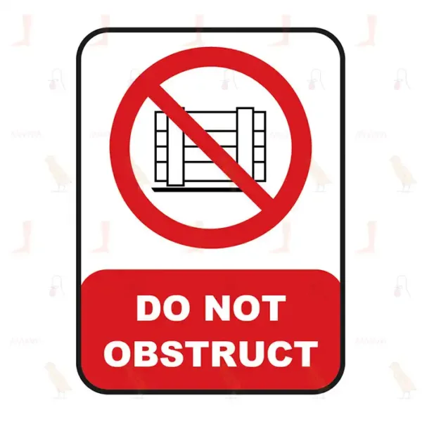DO NOT OBSTRUCT