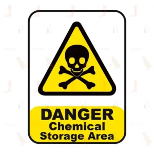 Danger Chemical Storage Area