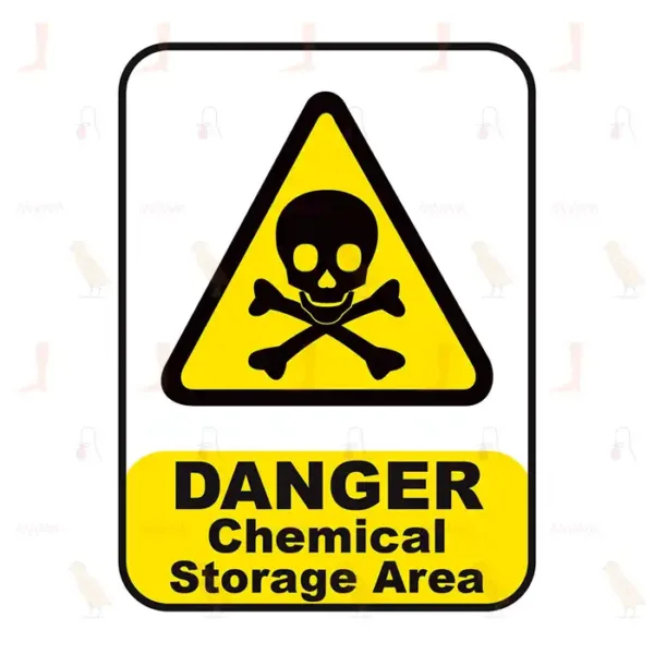 Danger Chemical Storage Area