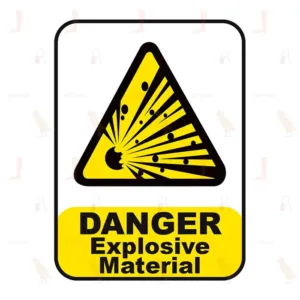 Danger Explosive Material