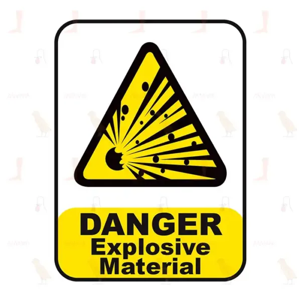 Danger Explosive Material