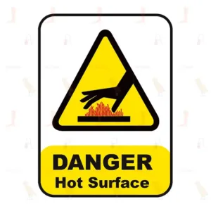 Danger Hot Surface