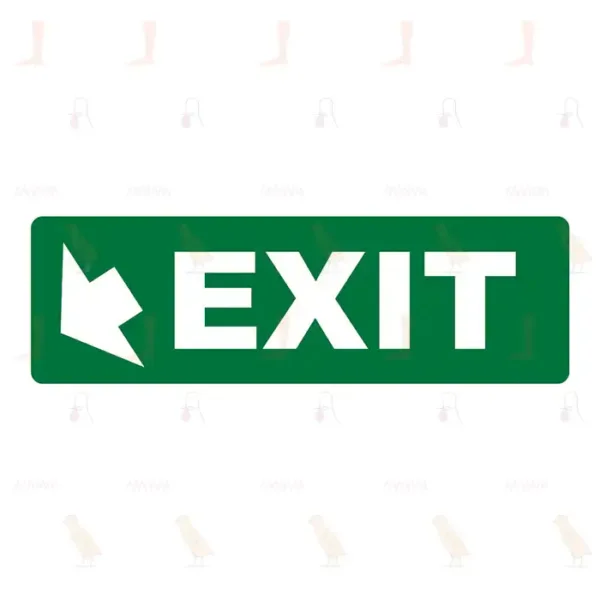 Exit Arrow Down Left