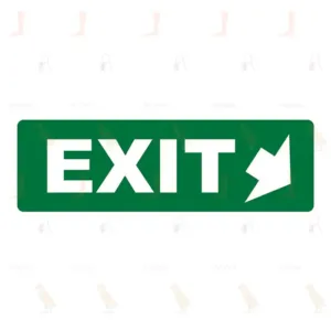 Exit Arrow Down Right