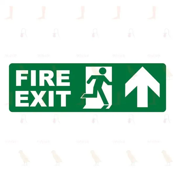 Fire Exit Arrow Up