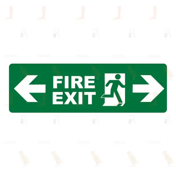 Fire Exit Left And Right Arrow