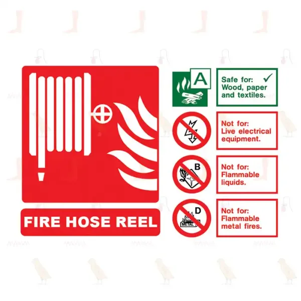 Fire hose reel Identification sign