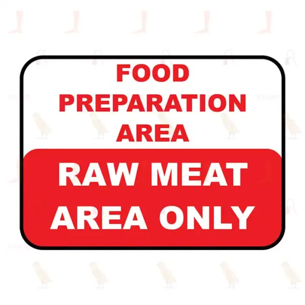 Food Preparation Area -Raw Meat Area Only