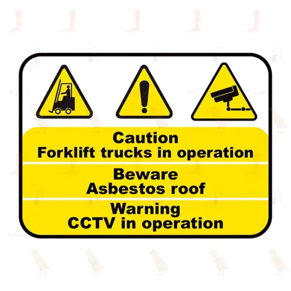 Forklift Trucks In Operation, Asbestos Roof, Cctv In Operation