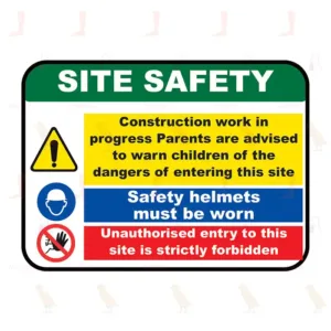 H&S Act Site Safety Board