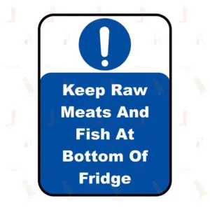 Keep Raw Meats And Fish At Bottom Of Fridge