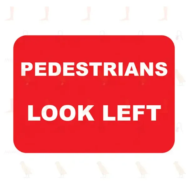 Pedestrians Look Left