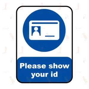 Please show your id