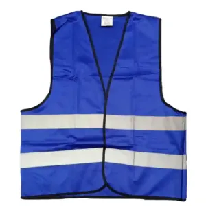 Reflective Hi Visibility safety vest blue