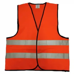 Reflective Hi Visibility safety vest orange