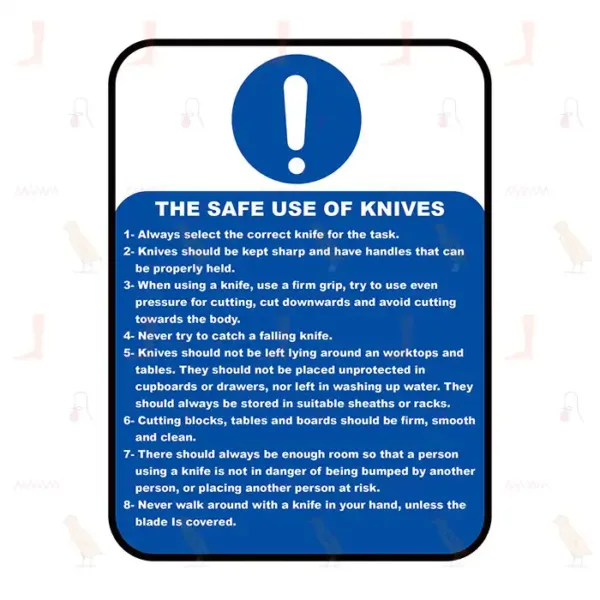 The Safe Use Of Knives