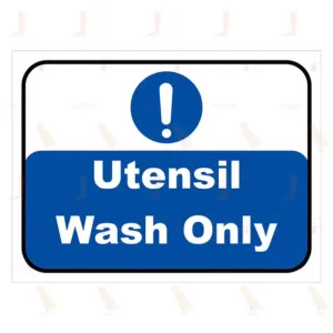Utensil Wash Only