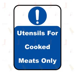 Utensils For Cooked Meats Only